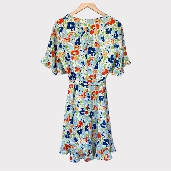 Lauren Ralph Lauren Faux Wrap Dress - Size 8 - EUC - Picture 5 of 11